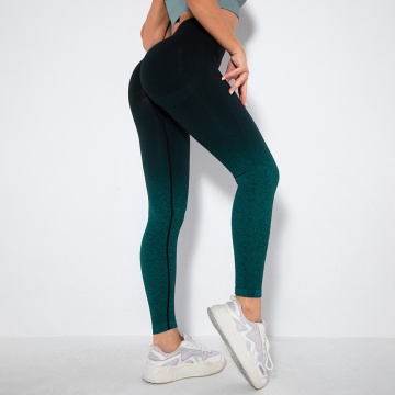 sömlösa gym leggings med hög midja