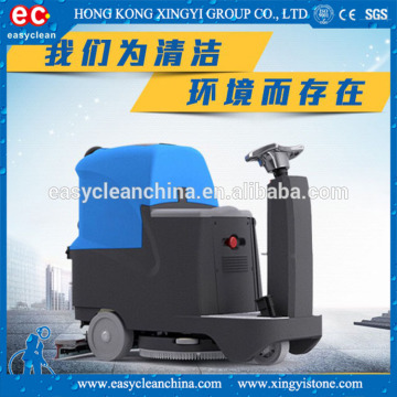 Electric power scrubber concrete scrubber cleaning machine