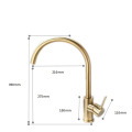 New Design Single Handle Brass Basin Faucet