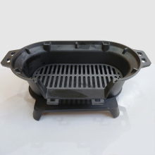 Portable Outdoor Camping BBQ: DIY Cast Iron Charcoal Grill and Tabletop Hibachi Grilling Station