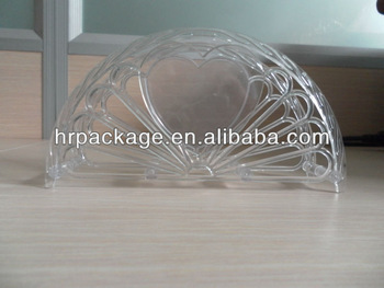 Heart-Shaped Plastic Napkin Tray