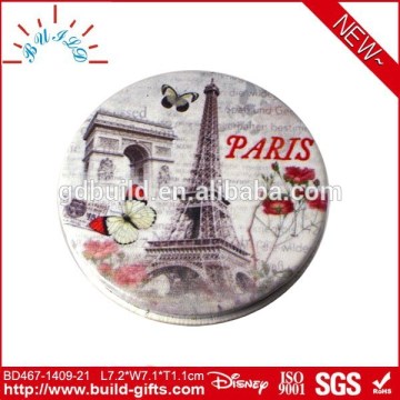 PU cosmetic round mirrors