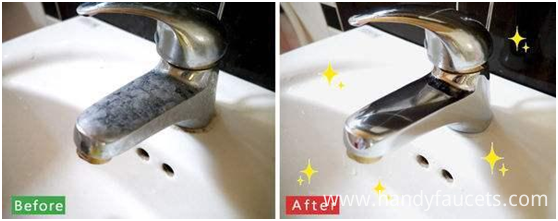 bathroom faucet cleanness