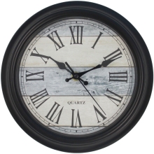 Modern Roman Numeral Quartz Clock – Midnight Elegance