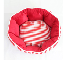 Round pet bed plush pumpkin nest pet mat