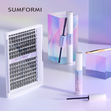 Sumformi Individual Lashes 120 Cluster Lashes DIY Eyelash Kit
