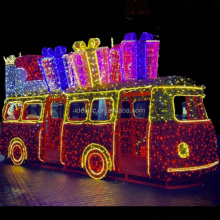 Commercial Christmas Light Displays: Outdoor Acrylic Thomas the Train Lighted Motif