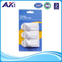 Removable Rubber Adhesive Plastic Hook