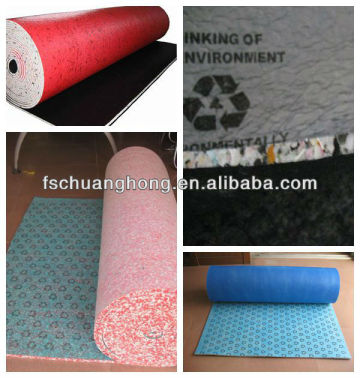 most popular industrial felt carpet underlay padding