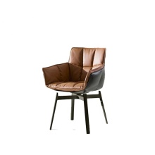 Modern Nordic Velvet Turfed Back Dining Chair