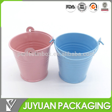 Custom colored thin metal flower pots whole sale