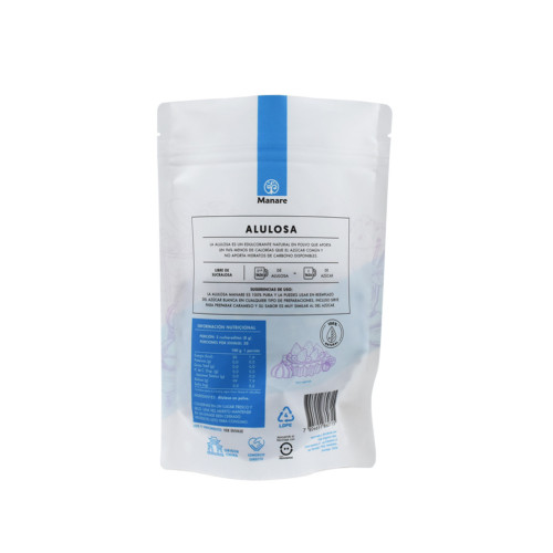 Zipper Recyclable Materials Custom Protein Bag