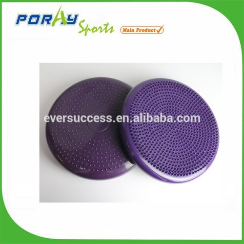 Air Stability Wobble Cushion, purple, 35cm/14in Diameter, Balance Disc, Pump Included