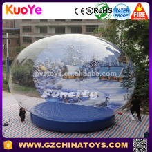 cheap giant inflatable snow globe for christmas decoration