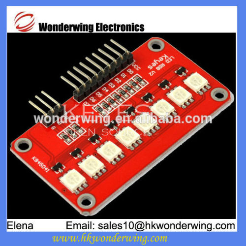 Full color LED module microcontroller running water light module