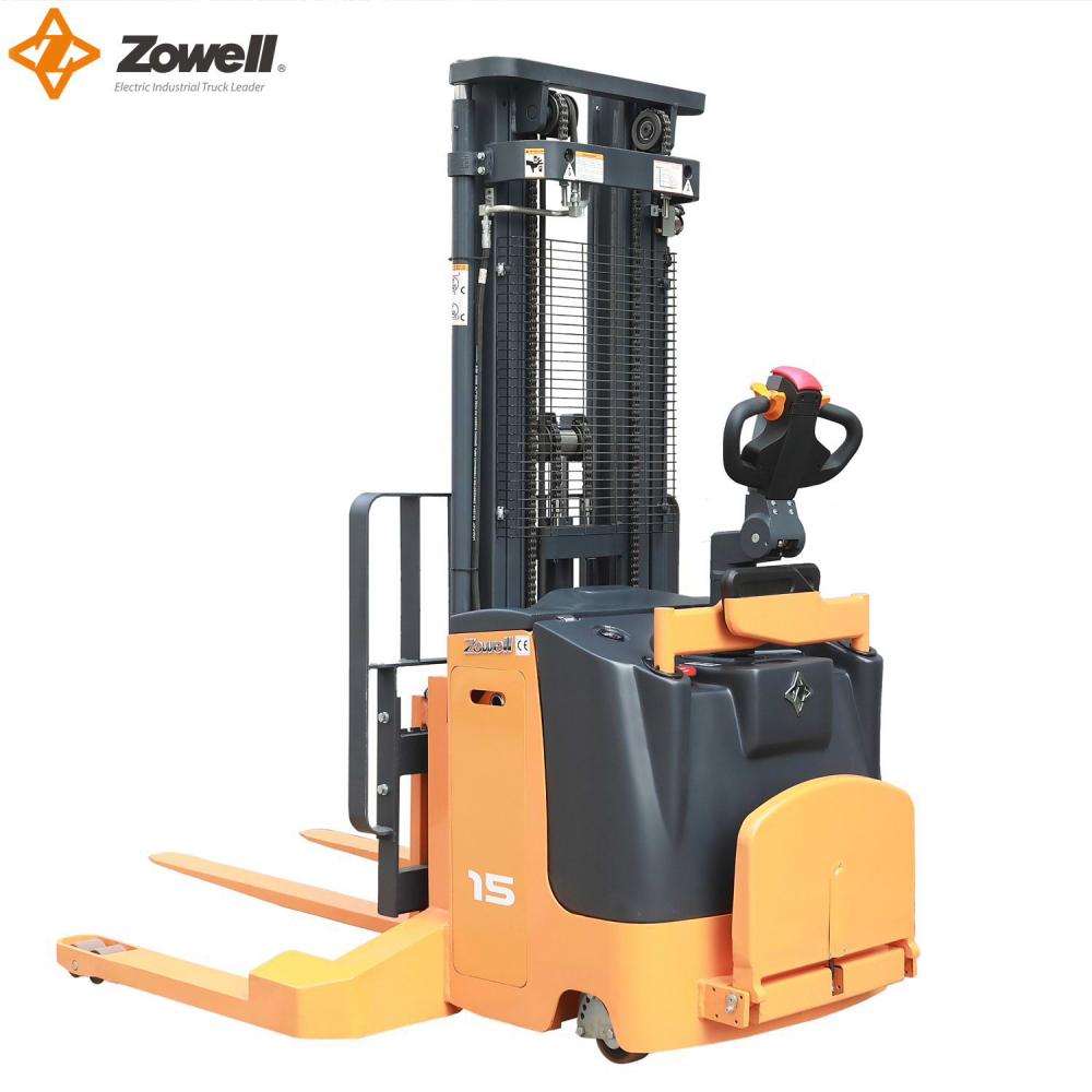 Zowell 1.5 Ton Electric Straddle Stacker Hot Sale