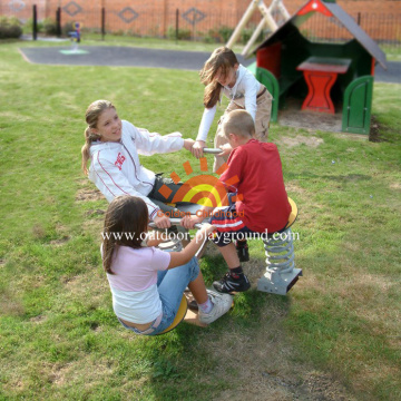 Metal Rocking HPL Playground Equipment Spring Rider