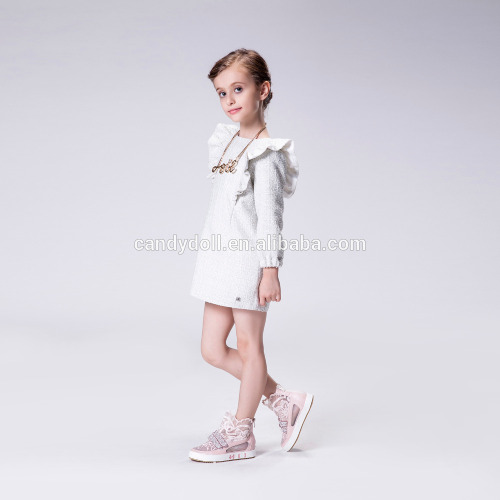 New Winter Spring Thick Dress For Girls Winter One Piece Coat Style Dress