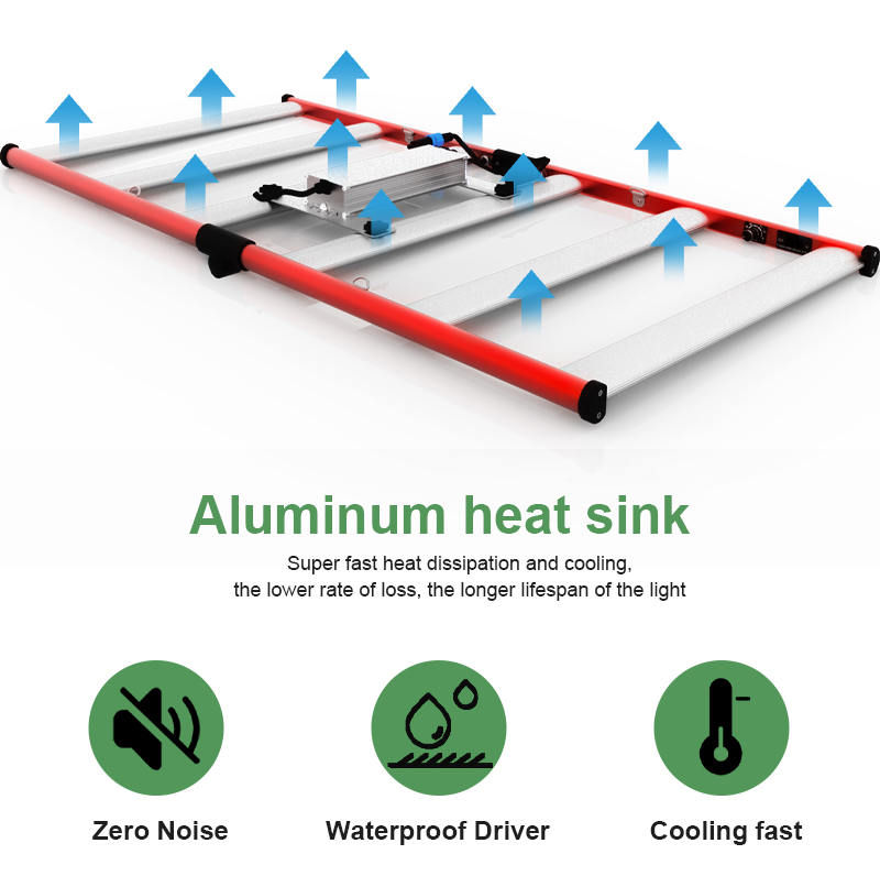 الطيف الكامل التجاري عكس الضوء 320W أدى ضوء تنمو