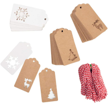 Premium High Quality Kraft Paper Christmas Gift Tags