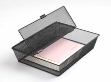 Wire Metal Mesh Desk Organizer Document Basket