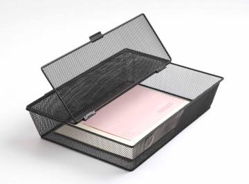 Wire Metal Mesh Desk Organizer Document Basket