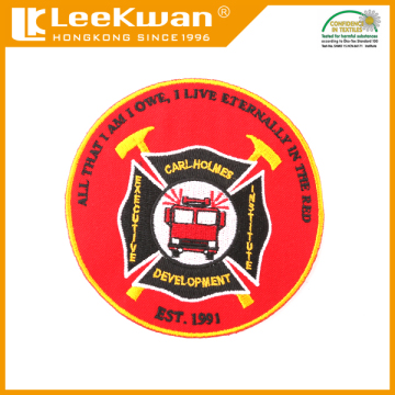 Custom plain embroidery patch, fashion embroidery badge