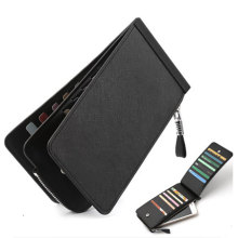 Mens Slim Leather Wallet Card Holder Rfid