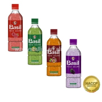 basil seed drink with passion fruit flavor 500ml
