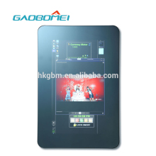Gaobomei 13.3inch ad display stands magic mirror with ad management software/wifi