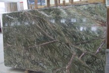 Construction Material Tropical Rain Forest Green Marble Big Slab