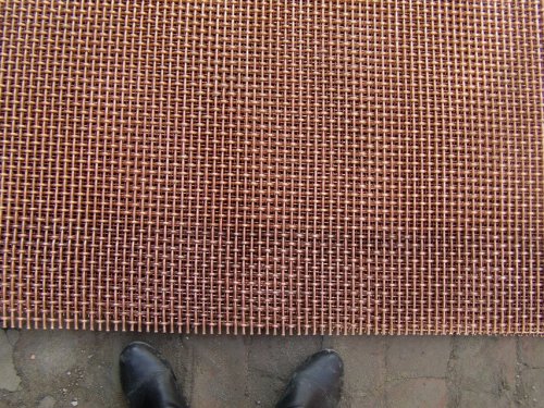 HOT SALES copper crimped wire mesh,braided copper crimped screen wire mesh, red/phosphor copper bronze crimped wire mesh