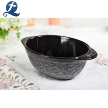 Stoneware Bakeware Ceramic Baking Dish With Binaural