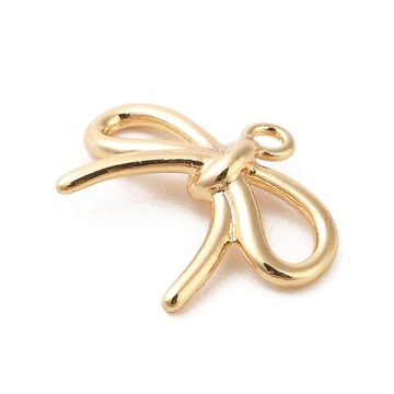 Gold Plated Bowknot Brass Charms: Unique Pandahall Collection