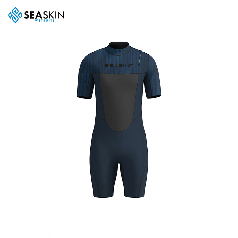 Seackin Mens Neoprene Shorty Surf Wetsuit