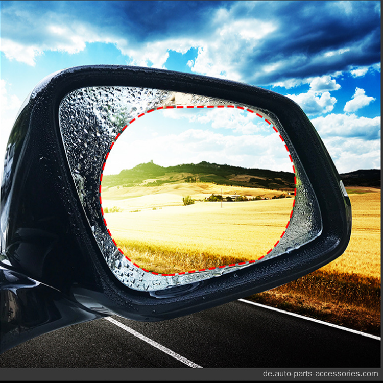 \ Rainfoil Film Rückspiegel -Mirror -Glas -Aufkleber -Autos