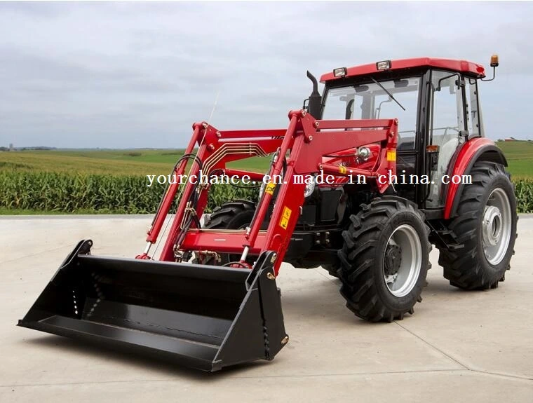 Tip Quality Tz12D 90-140HP Tractor Mounted Multifunctional Front End Loader with 4in1 Bucket