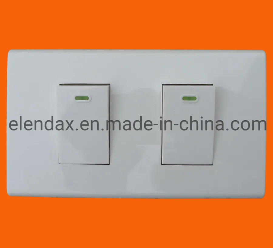 Elendax Electrical Power Wall Switch Socket Outlet 16A 250V