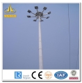 Sliver Otcagonal High Mast Light Pole