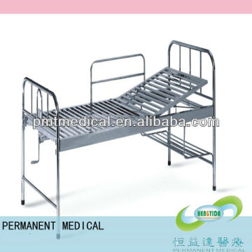 Hospital foldable double beds stainless steel beds