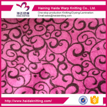 Friendly Material Knitting Printed Velboa