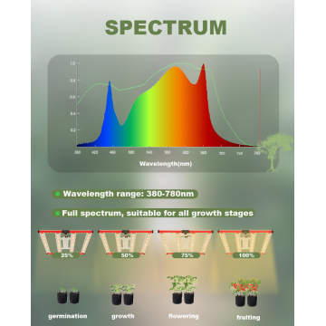 3 χρόνια Εγγύηση Εμπορική 240W LED GROW LIGHT