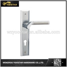 zinc door handle with plate