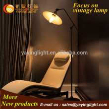 Vintage Iron Hotel Floor Lamp, Edison Light Style Floor Lamps Desk Lamp