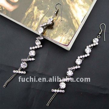 Hot sale rhinestone earrings fashion earrings