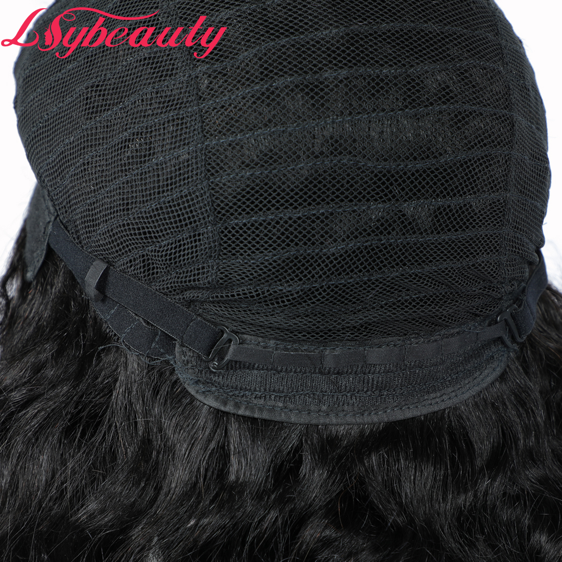 Lsybeauty Deep Wave Human Hair Wigs For Sales My First Wig Natural Black 1B Color Affordable Luvme Hair Wigs For Women