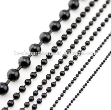 Wholesale Cost Price Ball Chain Metal New Style Black Color Ball Chain
