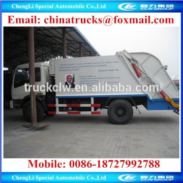 Top level new coming dongfeng compress garbage truck