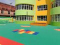 Pisos para parques de diversões infantis intertravados no piso esportivo