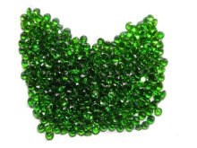 0.0065cts Untreated Round Green Chrome Diopside With Aaa Grade